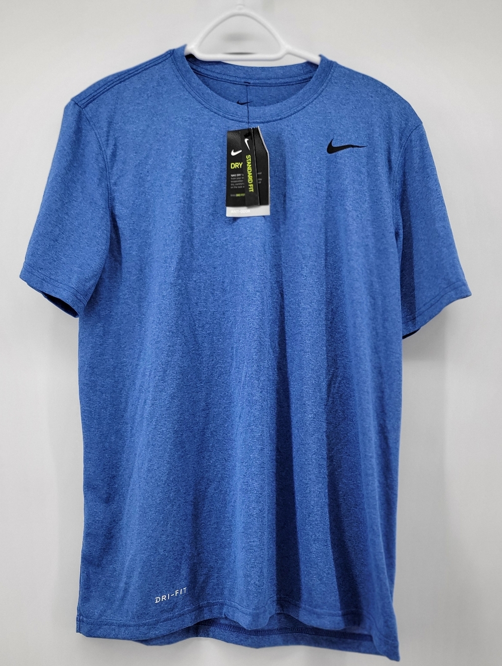 Nike Men’s Heather Royal Blue Short Sleeve Dri-FIT Tee SizeLarge
